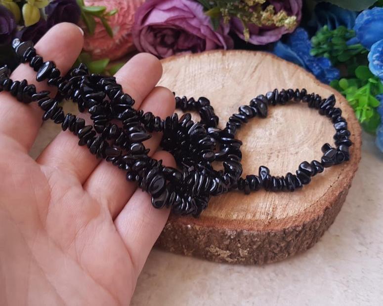 Colar de Turmalina Negra