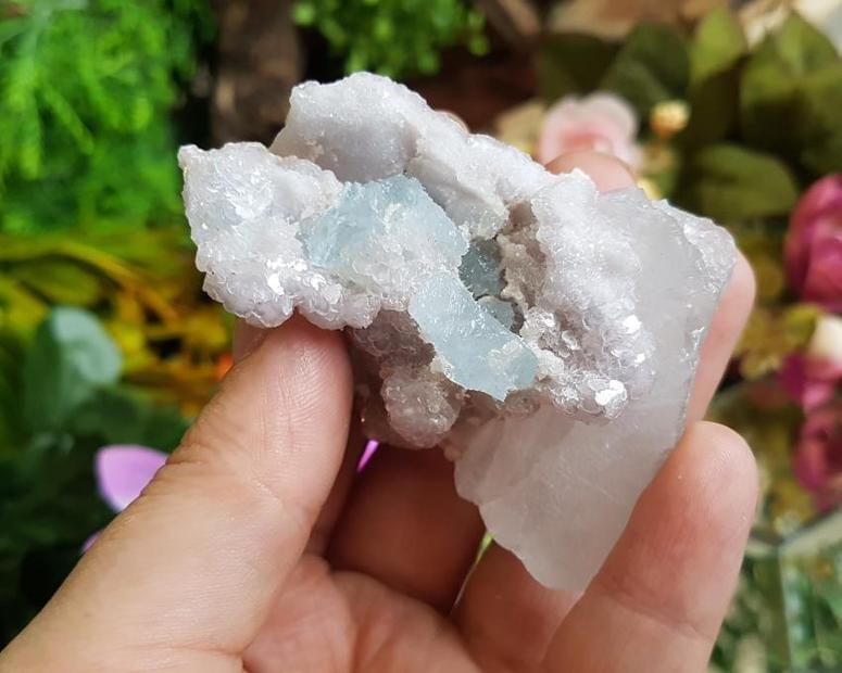 Topázio Incolor - Bruta - Topázio Incolor na Matriz 78g -2