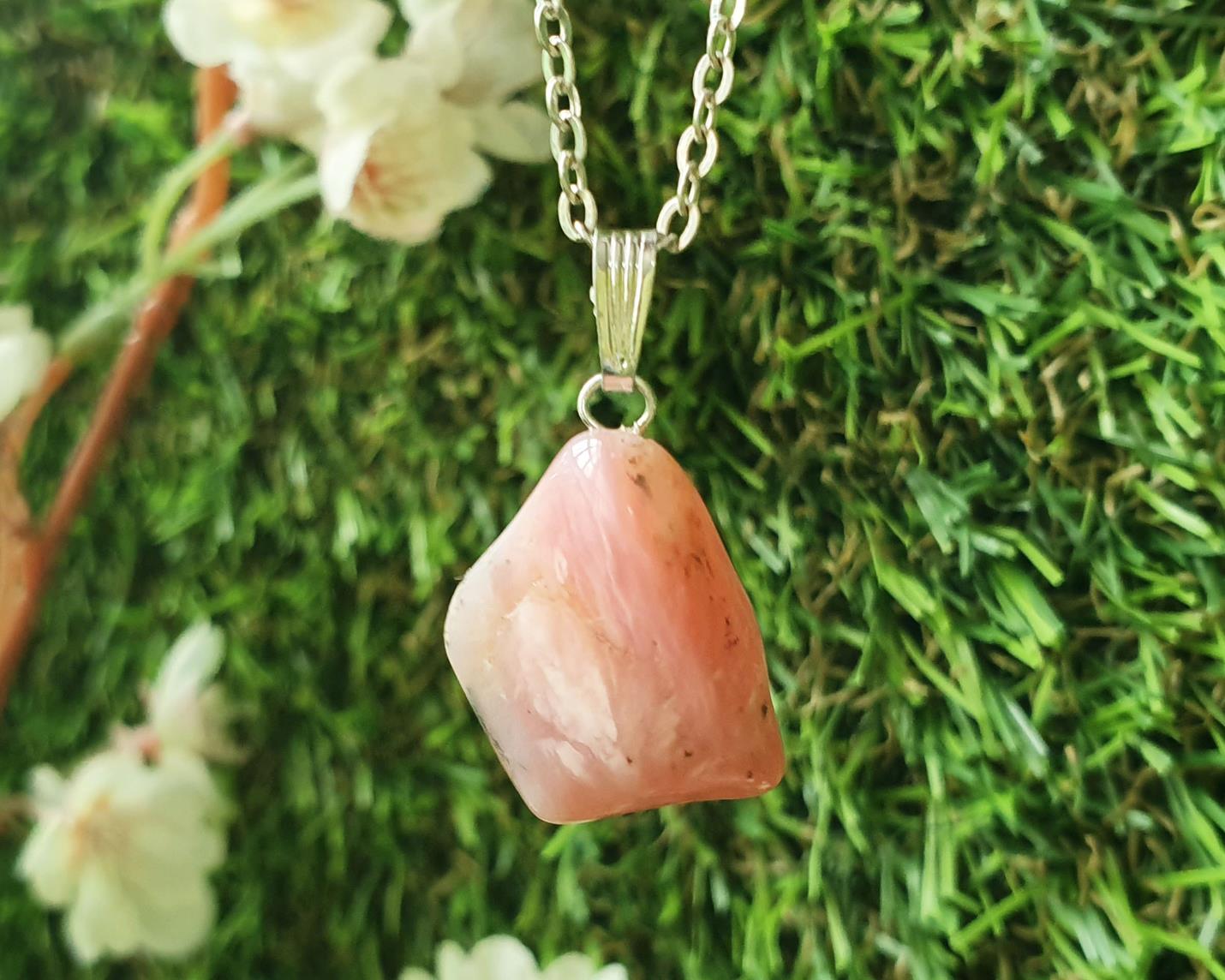 Pingente de Opala Rosa