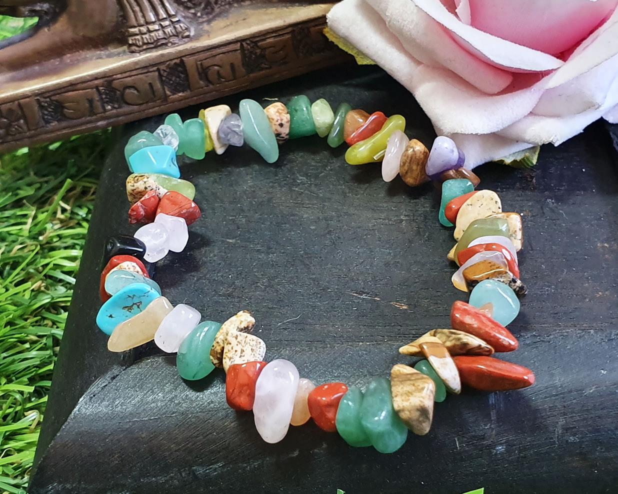 Pulseira de Pedras Mistas