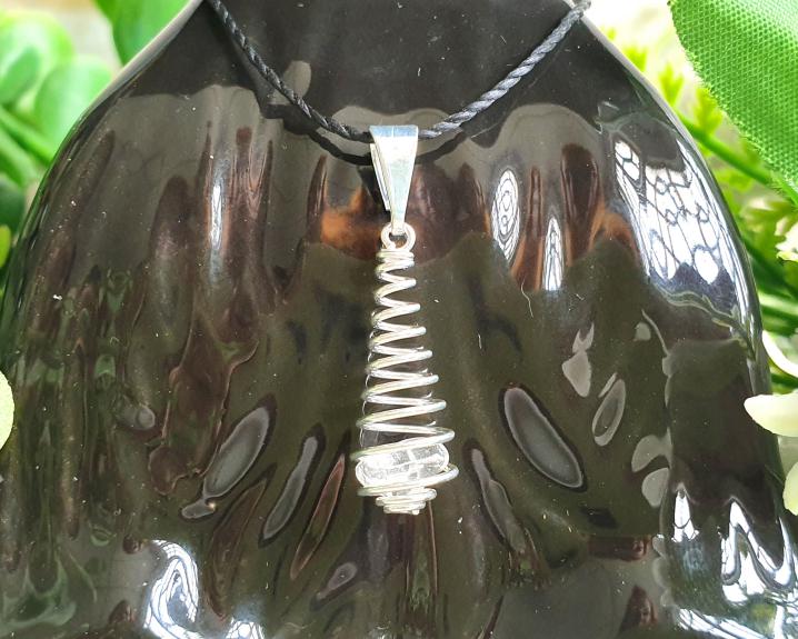 Cristal - Jóias e Semijoias - Pingente de Cristal Banhado a Prata 0