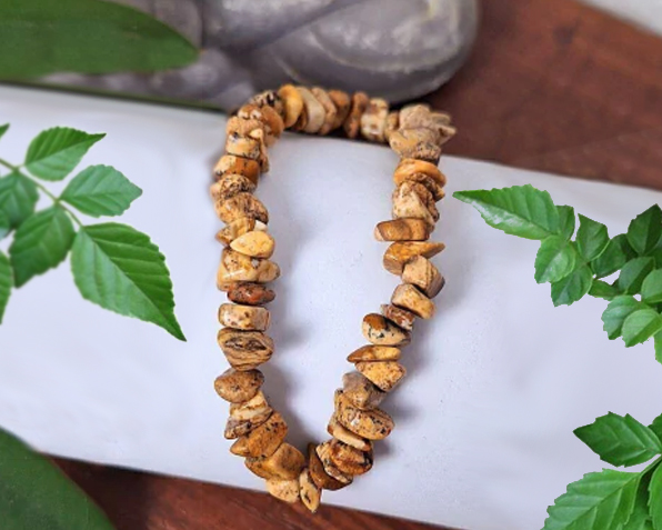 Pulseira de Jaspe Madeira (1 Unidade)