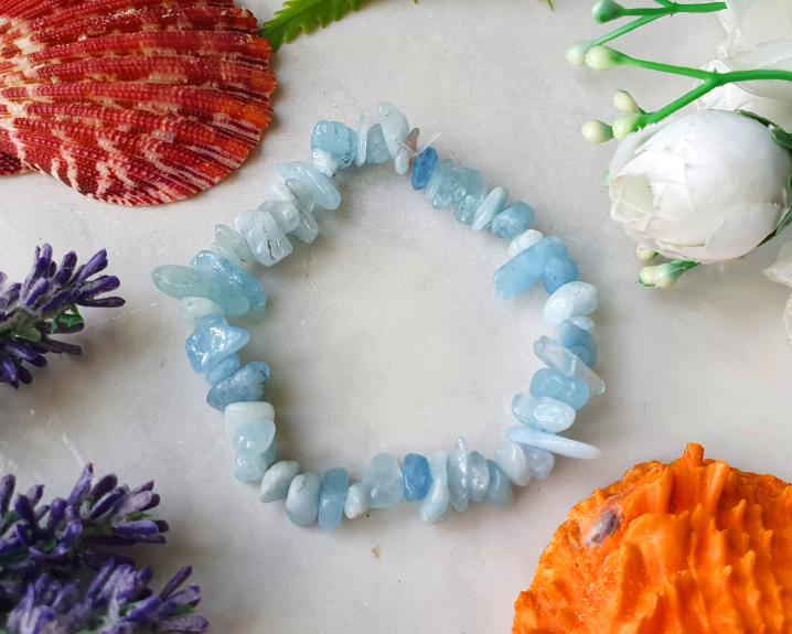 Pulseira de Água Marinha