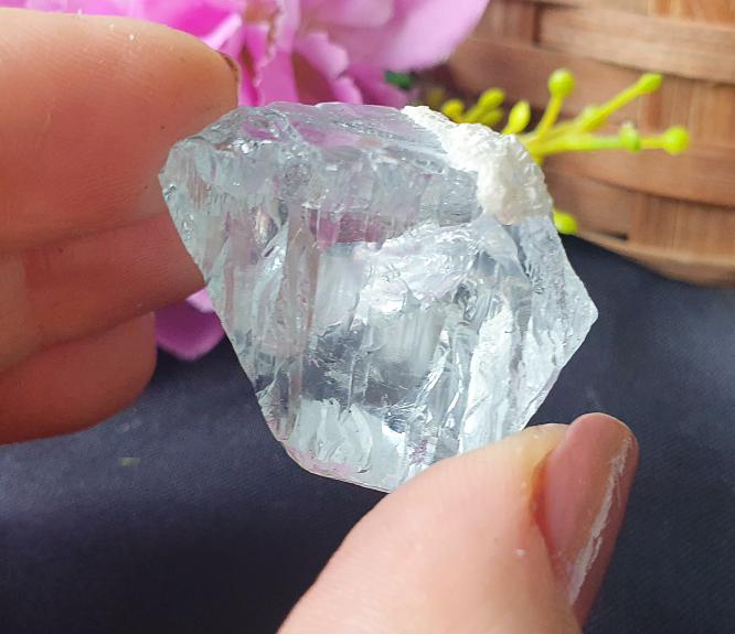 Topázio Azul - Bruta - Topázio Azul Cristalizado 3 cm - 43g 0