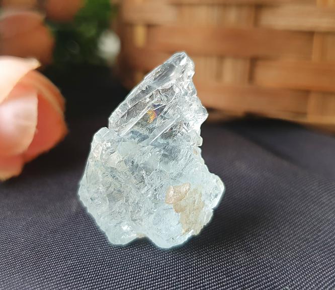 Topázio Azul - Bruta - Topázio Azul Cristalizado 3 cm - 17,3g 0