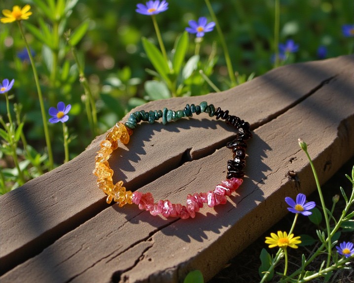 Turmalina Bicolor - Bruta - Pulseira de Turmalinas Aut&ecirc;nticas (Especial) 0