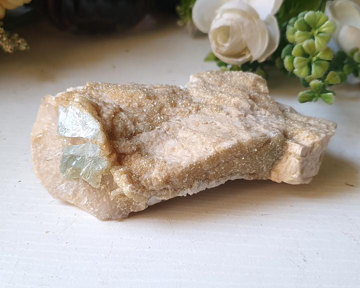 Top&aacute;zio Azul  na Matriz (Raridade)  293g