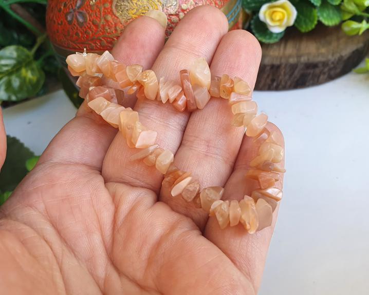 Pedra da Lua - Jóias e Semijoias - Pulseira de Pedra da Lua 0