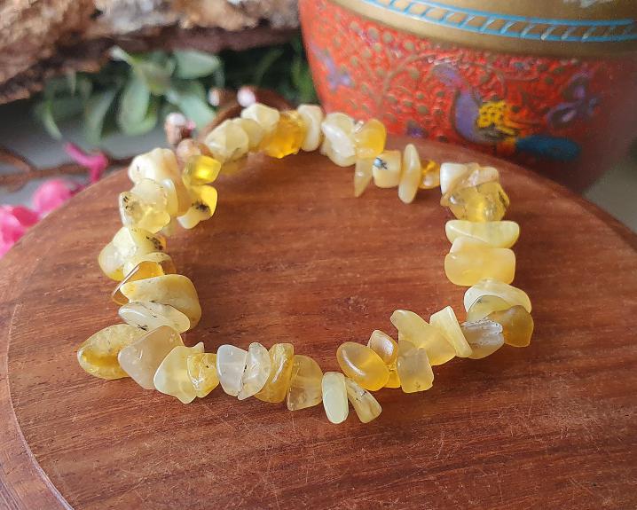 Pulseira de Calcita Amarela