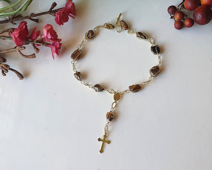 Pulseira de Olho de Tigre 