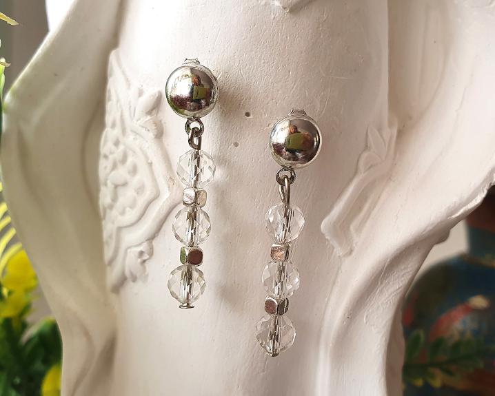 Cristal - Jóias e Semijoias - Brincos de Cristal- Chuva de Estrela 0