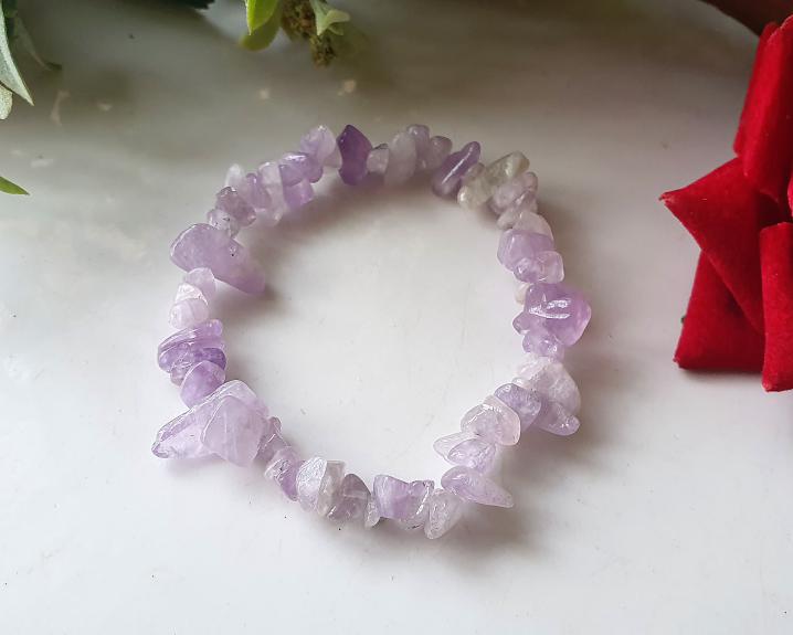 Pulseira de Ametista Rose de France