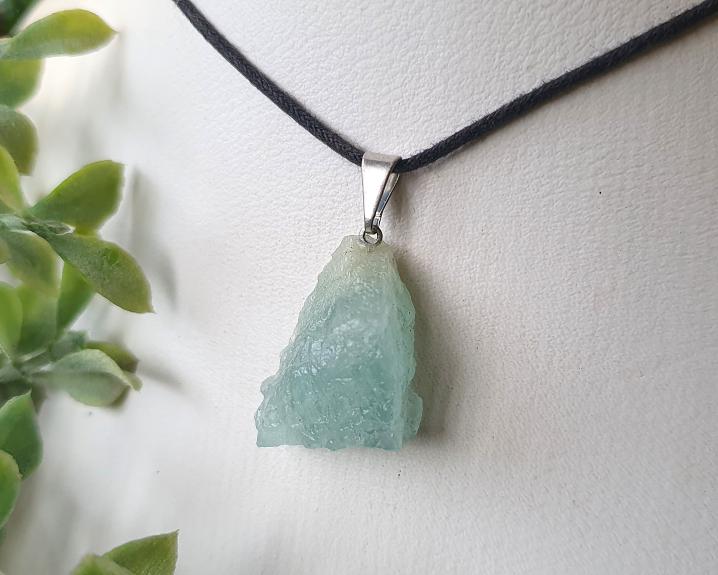 Pingente de Água Marinha Bruta