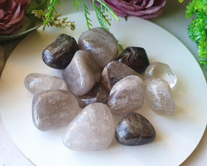 Quartzo Fum&ecirc; Rolado 200g