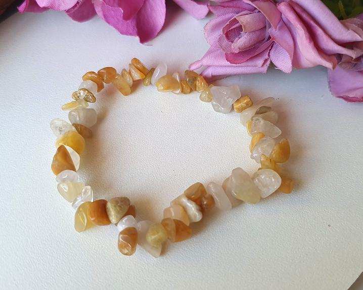 Pulseira de Jade Amarela