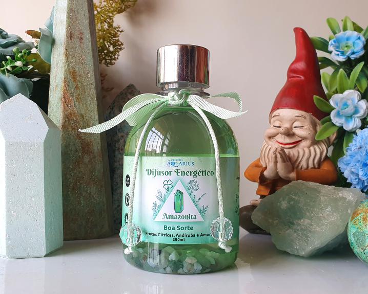 Difusor de Boa Sorte com Amazonita