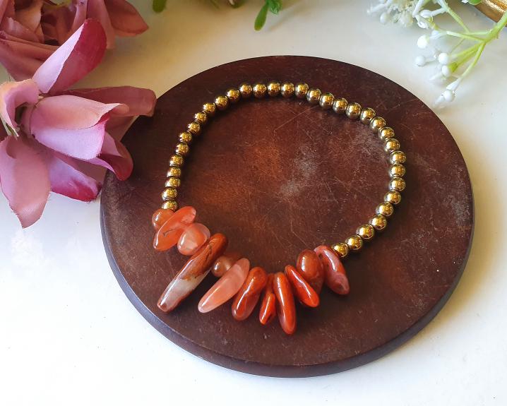 Pulseira de Jaspe Vermelho