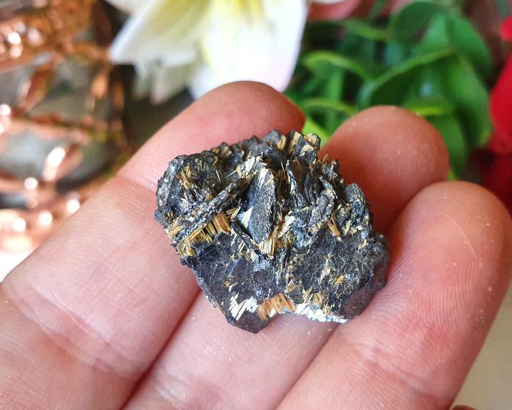 Estrela de Rutilo na Hematita  12g