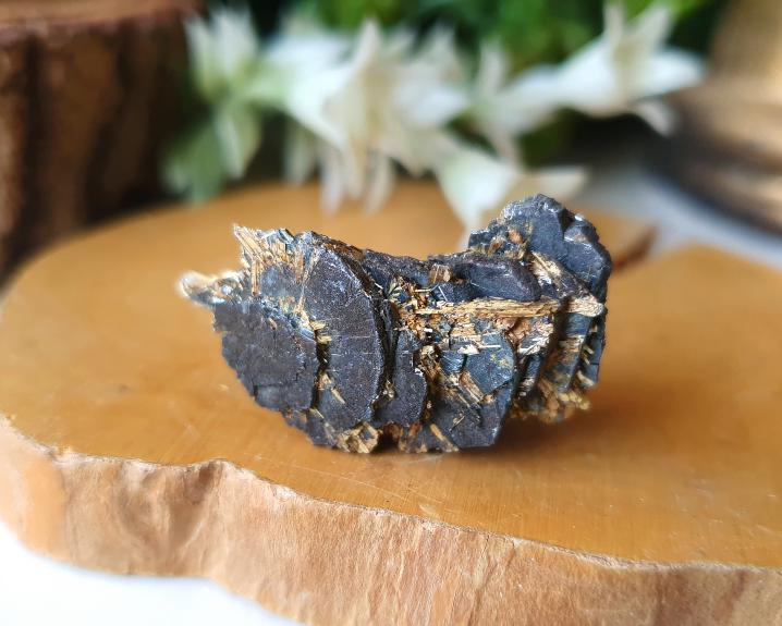 Estrela de Rutilo na Hematita 15g