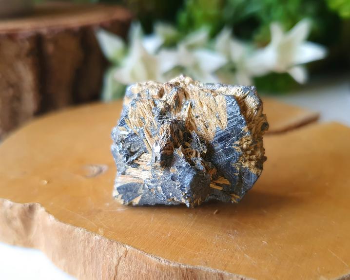 Estrela de Rutilo na Hematita 25g