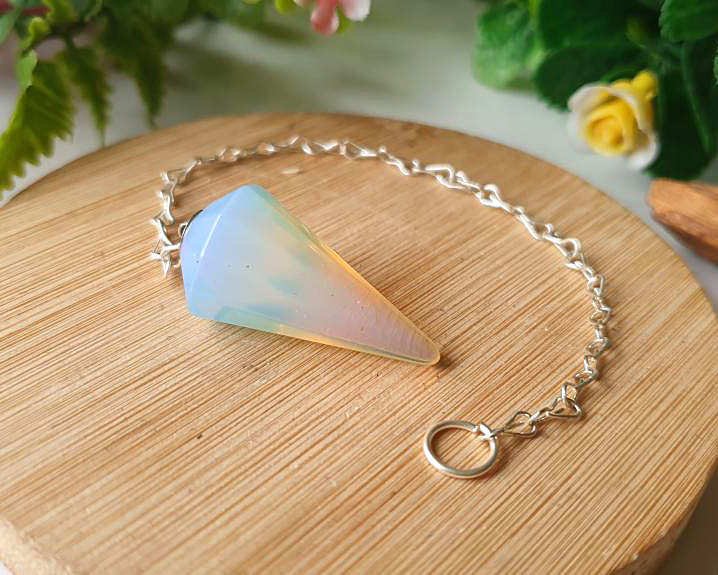 Pêndulo de Pedra da Lua Opalina