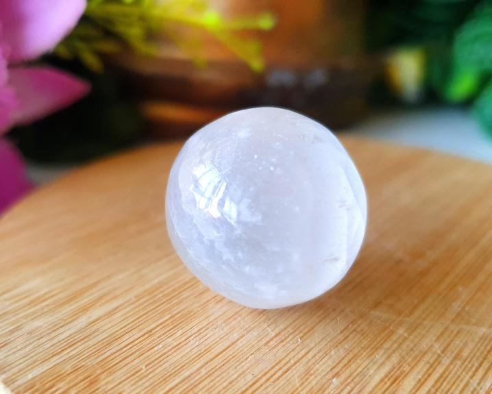 Selenita - Esfera e Bolas - Mini Esfera de Selenita 11g 0