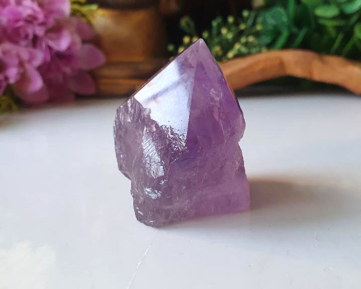 Ametista - Pontas e Obeliscos - Ponta de Ametista  Mandu (RARO)  68g 0