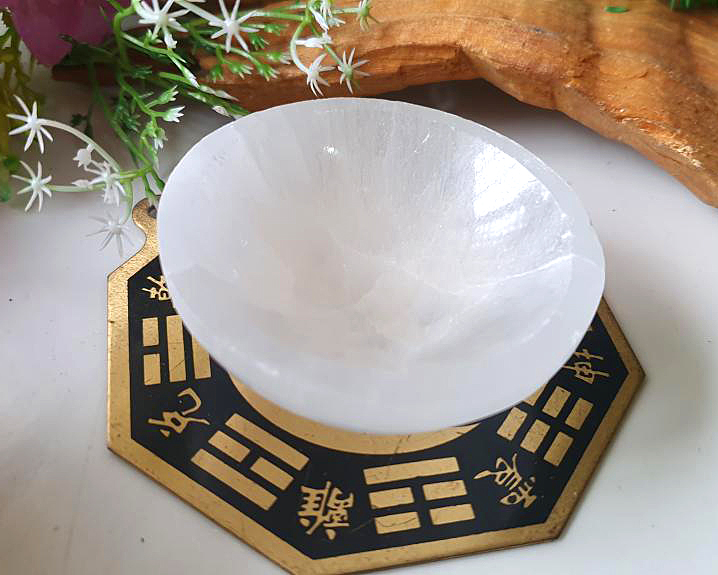 Selenita - Lapidados - Tigela de Selenita - 7cm 0