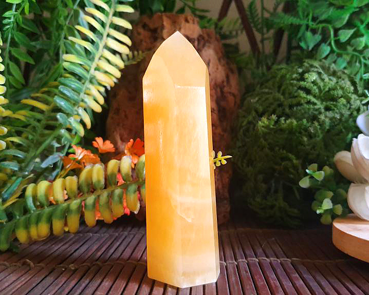 Ponta de Calcita  Amarela 165g