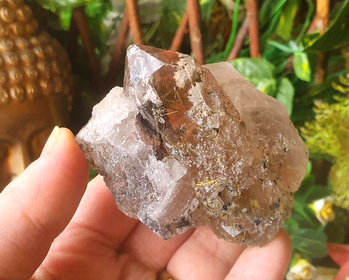 Drusa de Cristal Rutilado (RARO)  186g