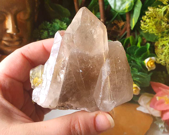 Drusa de Cristal Rutilado (RARO)  329g