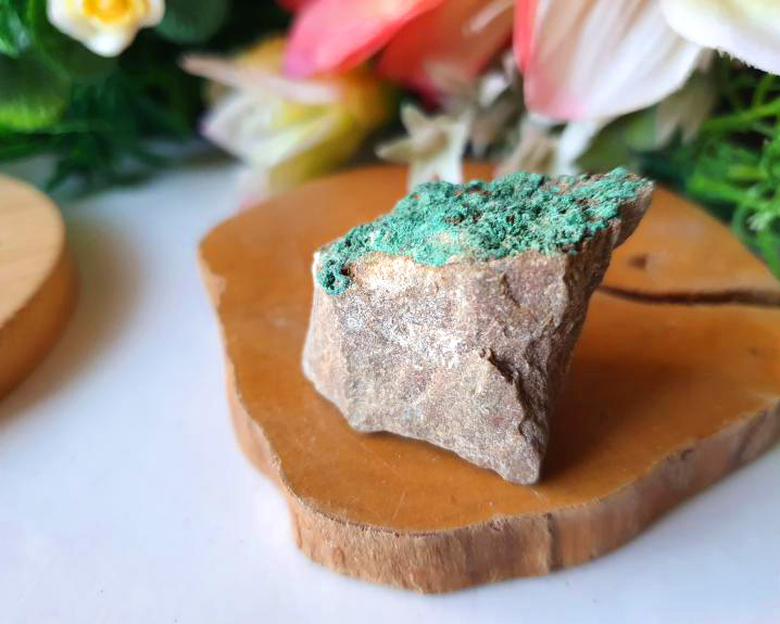 Malaquita com Azurita na Matriz 29g