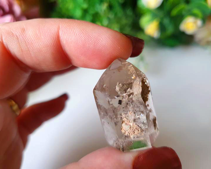 Mistas - Pontas e Obeliscos - Ponta de Quartzo Xamã 15g -1