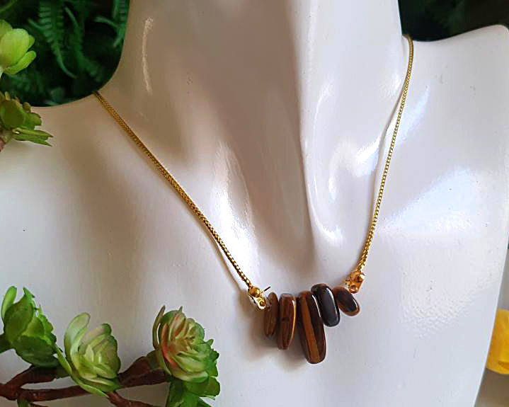 Colar de Olho de Tigre