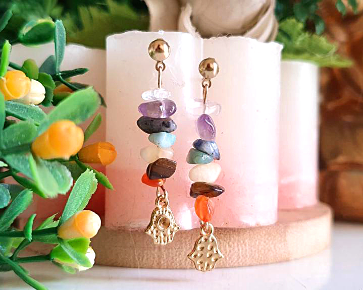 Brincos dos 7 Chakras