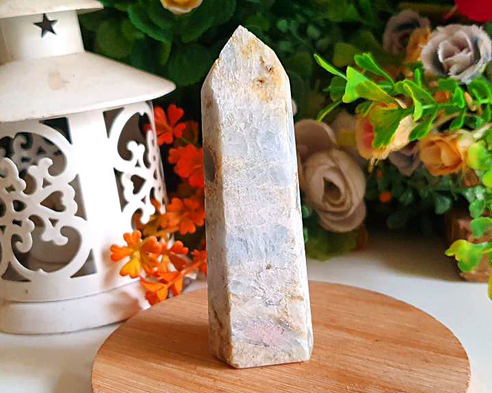 Turmalina Rosa - Pontas e Obeliscos - Ponta de Turmalina Rosa e Água Marinha (RARO) 72g 0