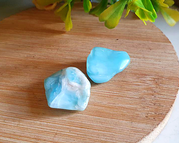 Kit de Larimar Cristalizada Polida 6g