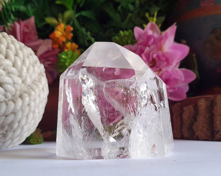 Ponta de Cristal de Alta Pureza 7 cm