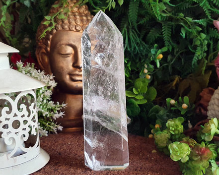 Ponta de Cristal de Alta Pureza  13,5cm