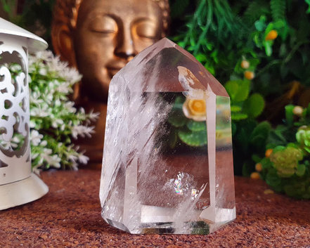 Ponta de Cristal de Alta Pureza 7,5cm