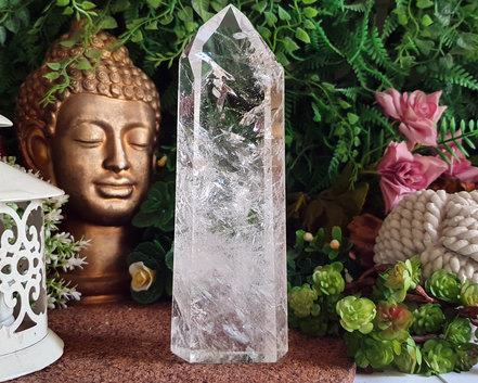 Ponta de Cristal de Alta Pureza 16cm