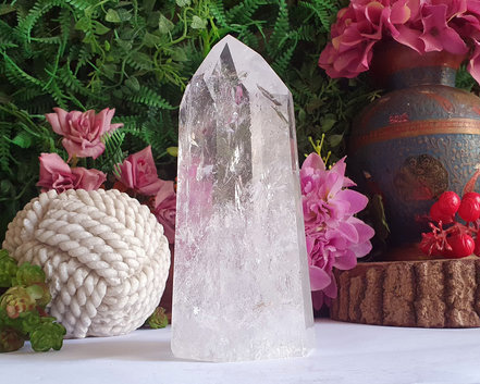 Ponta de Cristal de Alta Pureza 14,5cm