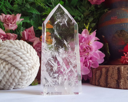 Ponta de Cristal de Alta Pureza 12,5cm