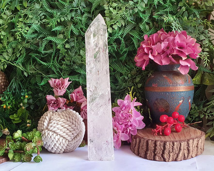 Ponta de Cristal de Alta Pureza 26cm
