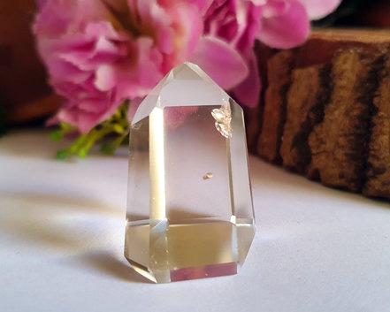 Ponta de Cristal de Alta Pureza 3cm