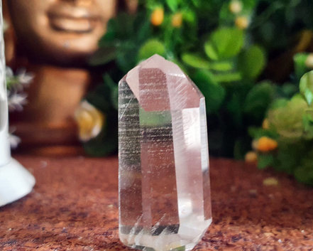 Ponta de Cristal de Alta Pureza 4cm