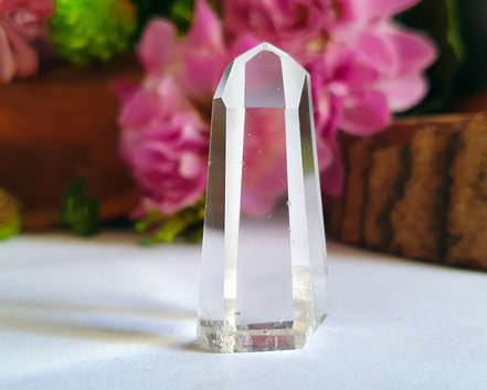 Ponta de Cristal de Alta Pureza 4cm