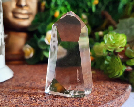 Ponta de Cristal de Alta Pureza 5cm