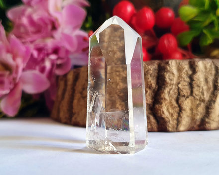 Ponta de Cristal de Alta Pureza  5cm