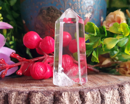 Ponta de Cristal de Alta Pureza 5cm